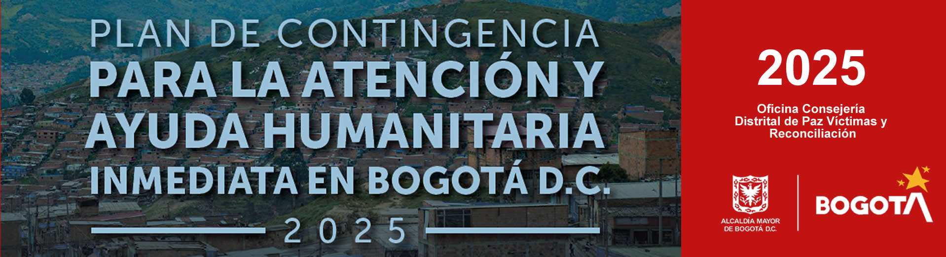 Plan de Contingencia para la Atención y Ayuda Humanitaria Inmediata 2025